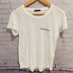 Brandy Melville - Hey Honey - Tee - One Size
